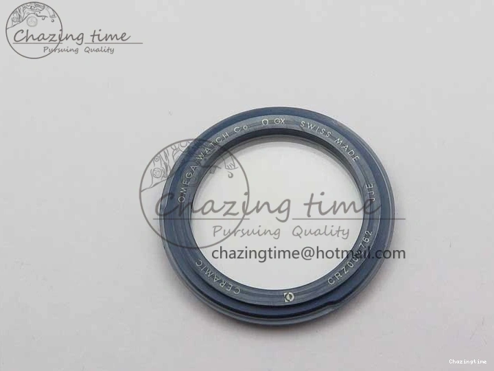 0316 Planet Ocean 45.5mm Big Blue Real Ceramic VSF 1:1 Best Edition on Blue Rubber Strap A8906 Super Clone Unique 7896